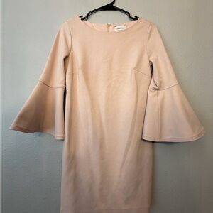 Calvin Klein Women's Blush Long Sleeve Dress